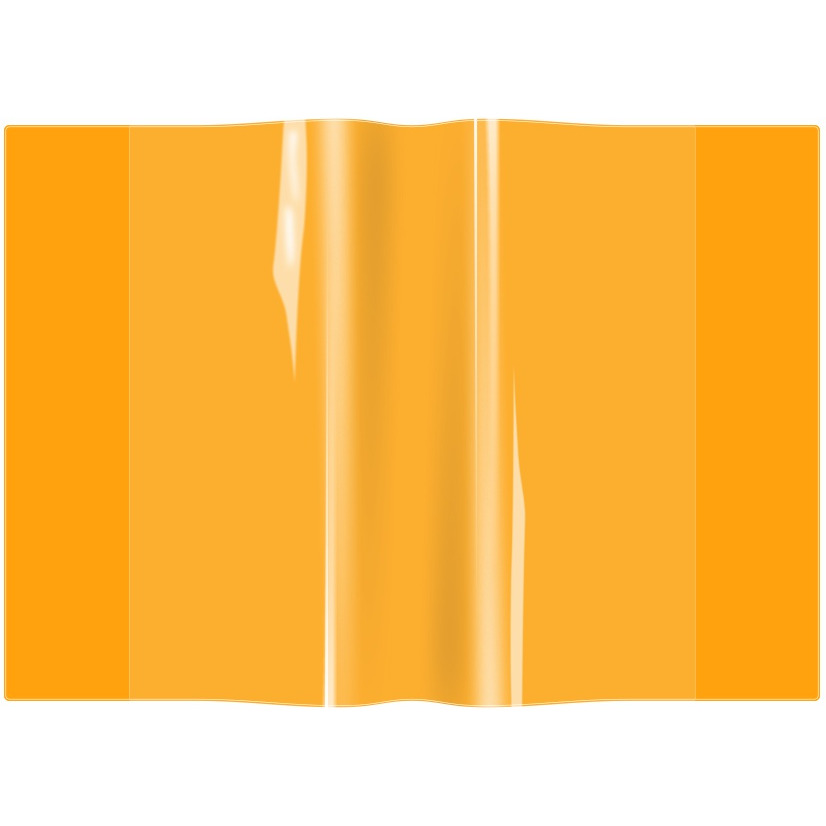 Okładka zeszytowa A5 pvc neon pomarańczowy (10) OZN-A5-04 BIURFOL